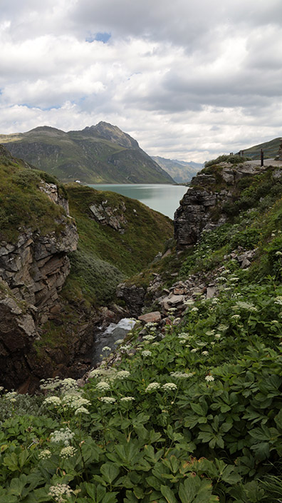 Uitzicht bij Silvrettasee